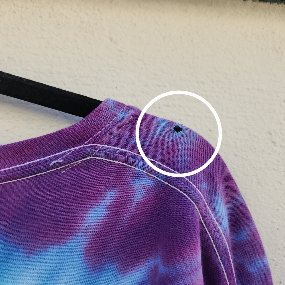 Vintage 1990 Grateful Dead Tie Dye Snowboard Bear Long Sleeve Tee - Picture 12 of 12